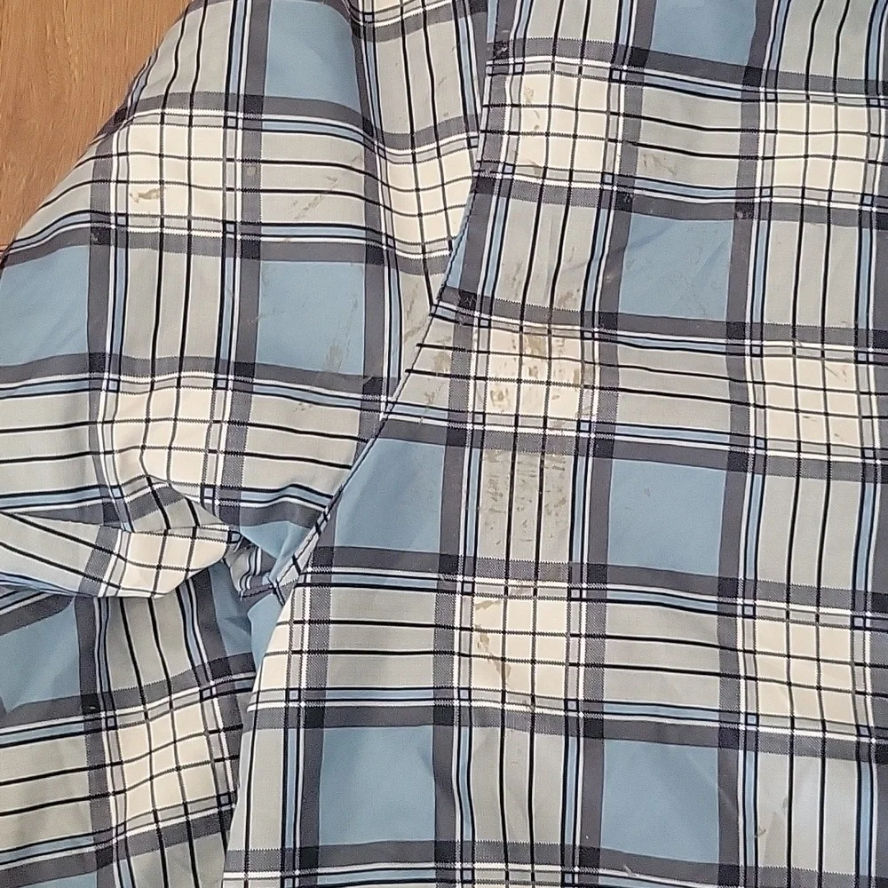 Hanna Andersson Waterproof Blue Plaid Lined Coat‎ 10
